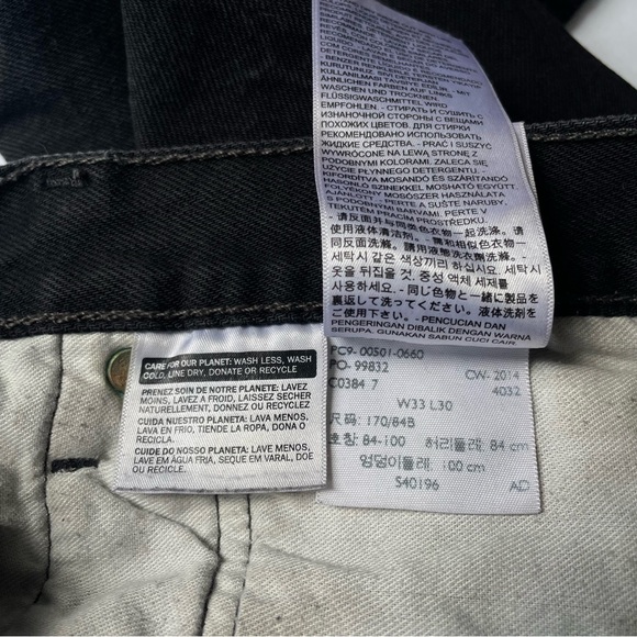 black levi’s 501 Men’s 33 waist - Picture 4 of 5